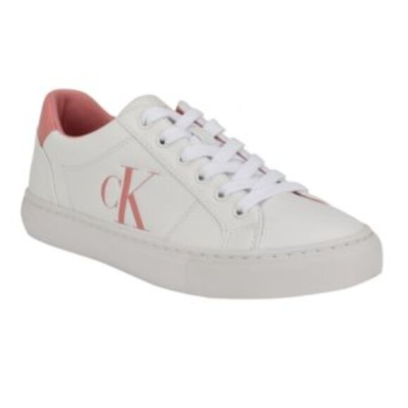 Calvin Klein Women's Celbi Lace-Up Round Toe Casual Sneakers size 8 - Picture 1 of 3